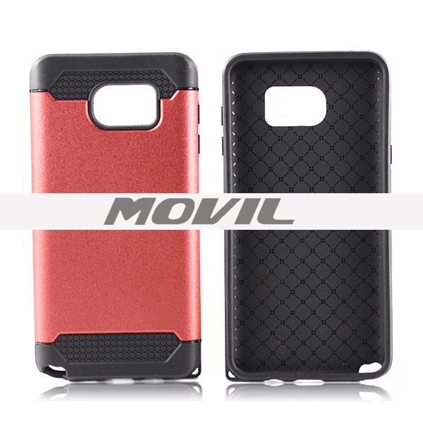 NP-2438 2 en 1 tpu    pc funda  para Samsung Note 5-12